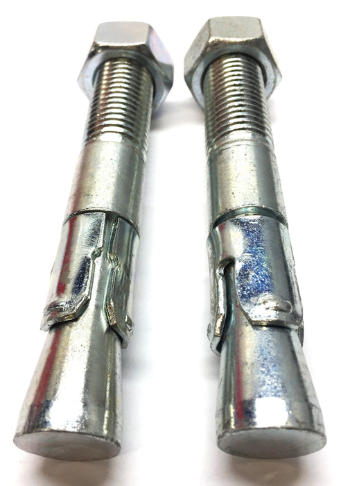 Powers 7/8" x 6" Steel Wedge Anchor and Nut (No Washer) [Lot of 2] NOS