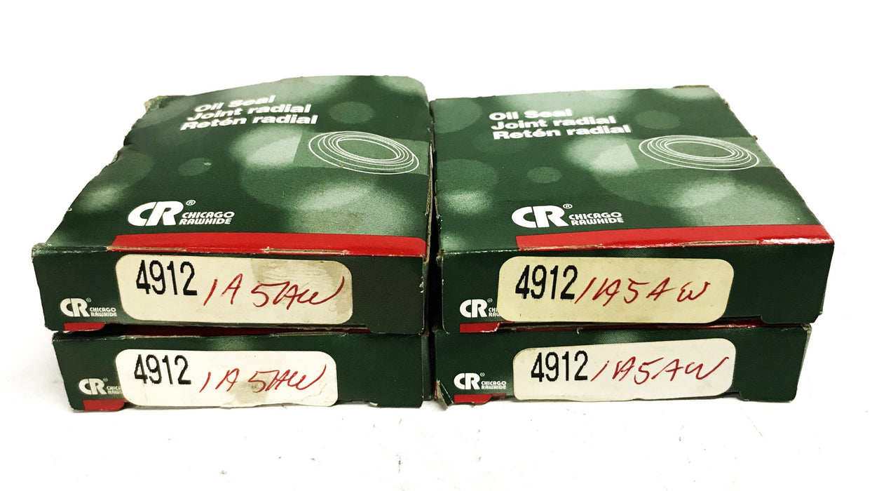 CR Chicago Rawhide 3/4 inch Oil Seal 4912 [Lot of 4] NOS