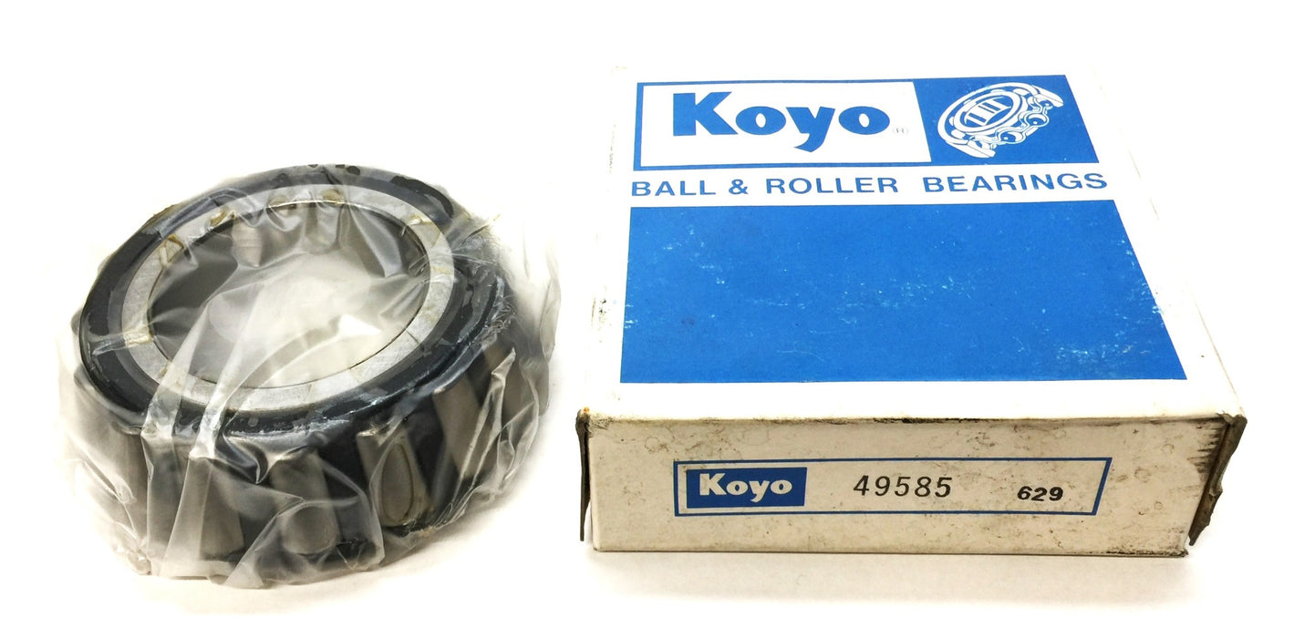 Koyo Tapered Cone Roller Bearing 49585 NOS