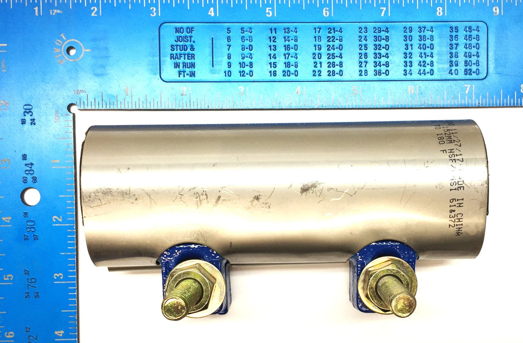 Smith-Blair Pipe Clamp 245-00019006-000 Range 1.90/48-49mm Width 6" 152mm NSF