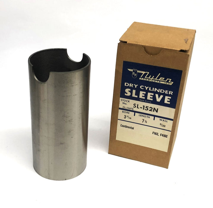 Nyler 3-7/16 IN Bore 7-1/2 IN Length Dry Cylinder Sleeve SL-152N (SL-346FS) NOS