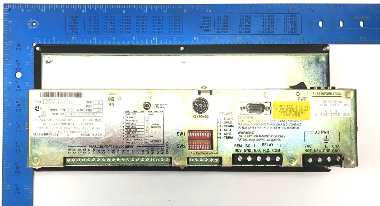 Allen-Bradley Series B Rev A Dataliner Message Display 2706-E43J32 USED