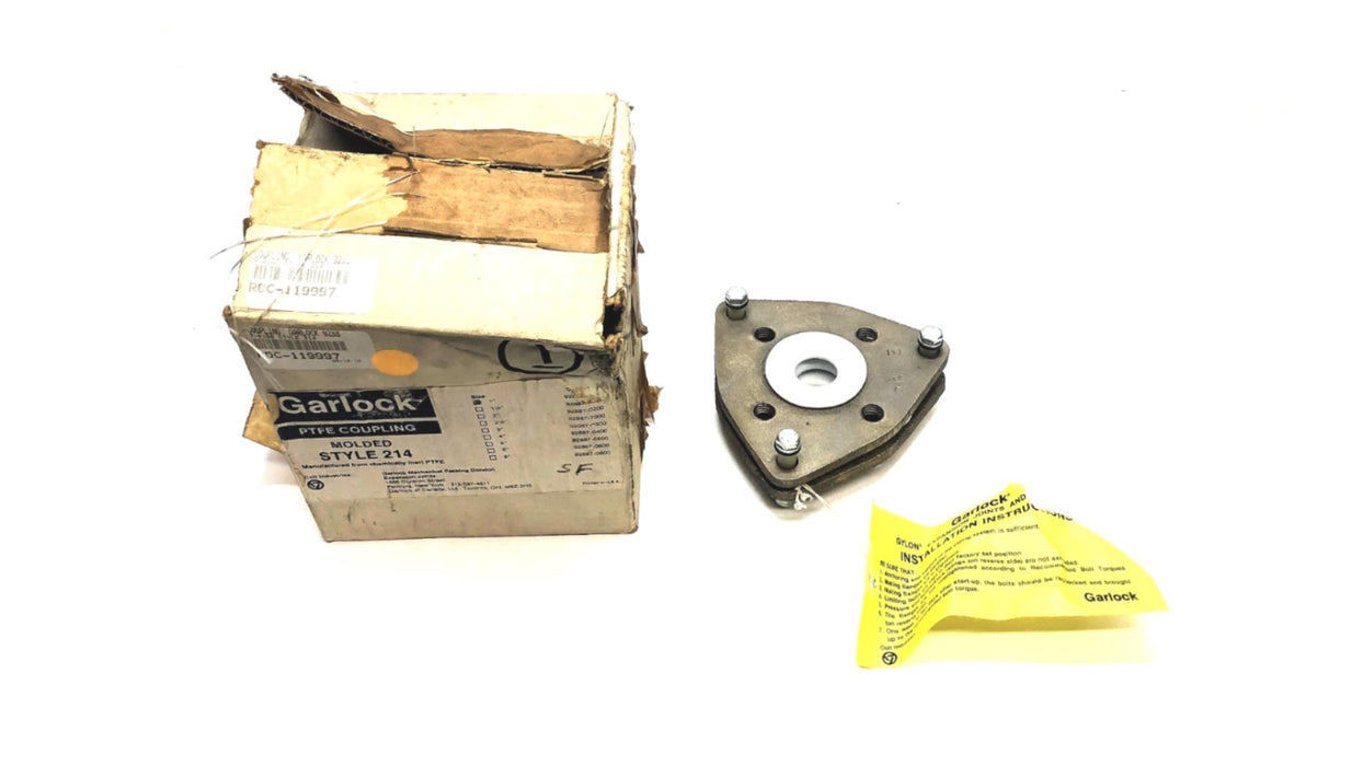Garlock Style 214 PTFE Coupling 92887-0100 NOS