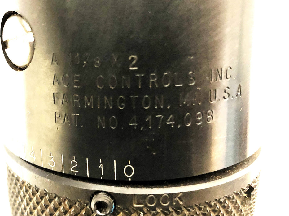 Ace Controls Industrial Shock Absorber A 1-1/8 x 2 inch 116-0001 NOS
