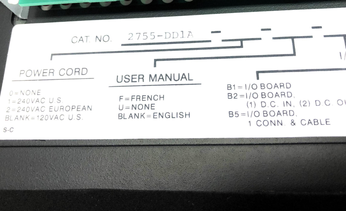 Allen-Bradley Bar Code Decoder 2755-DD1A (USED)