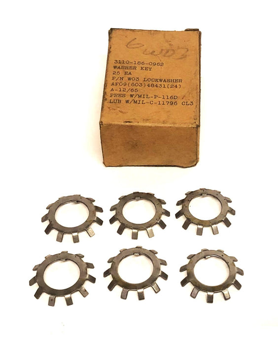 Unbranded Bearing Lockwasher W03 [Lot of 6] NOS