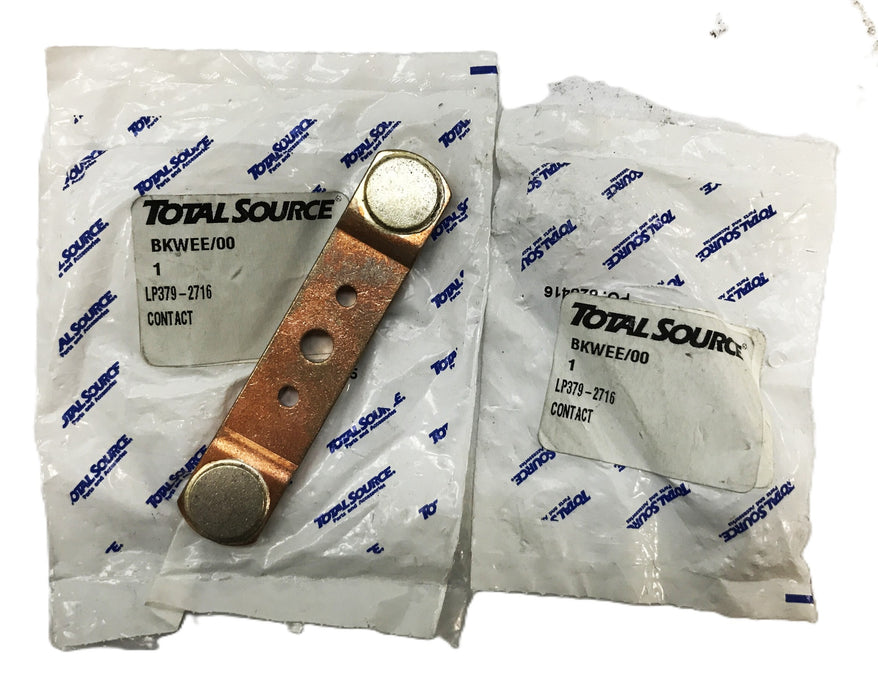 Total Source Forklift Copper Contact LP379-2716 [Lot of 2] NOS
