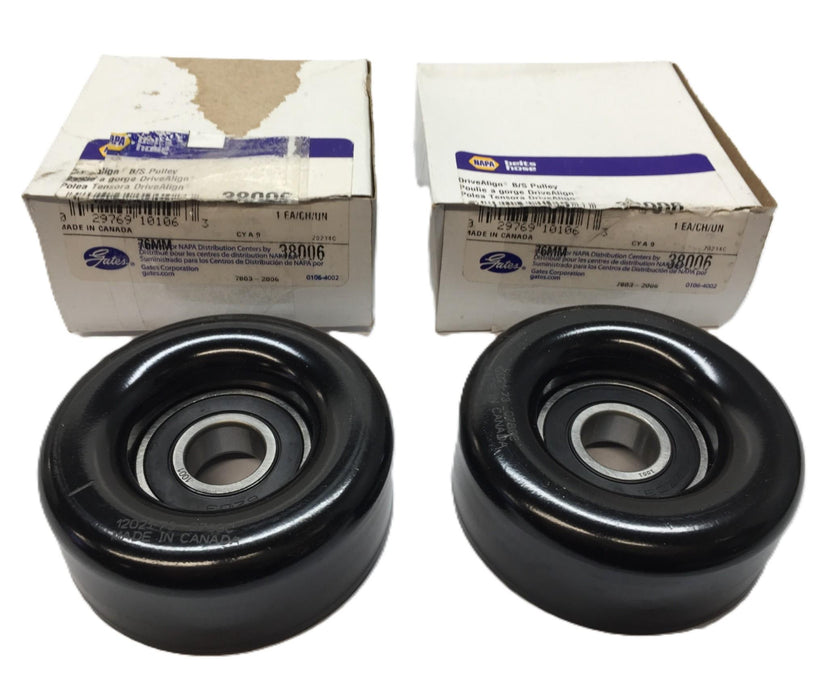 Napa DriveAlign B/S Pulley 38006 (76MM) [Lot of 2] NOS