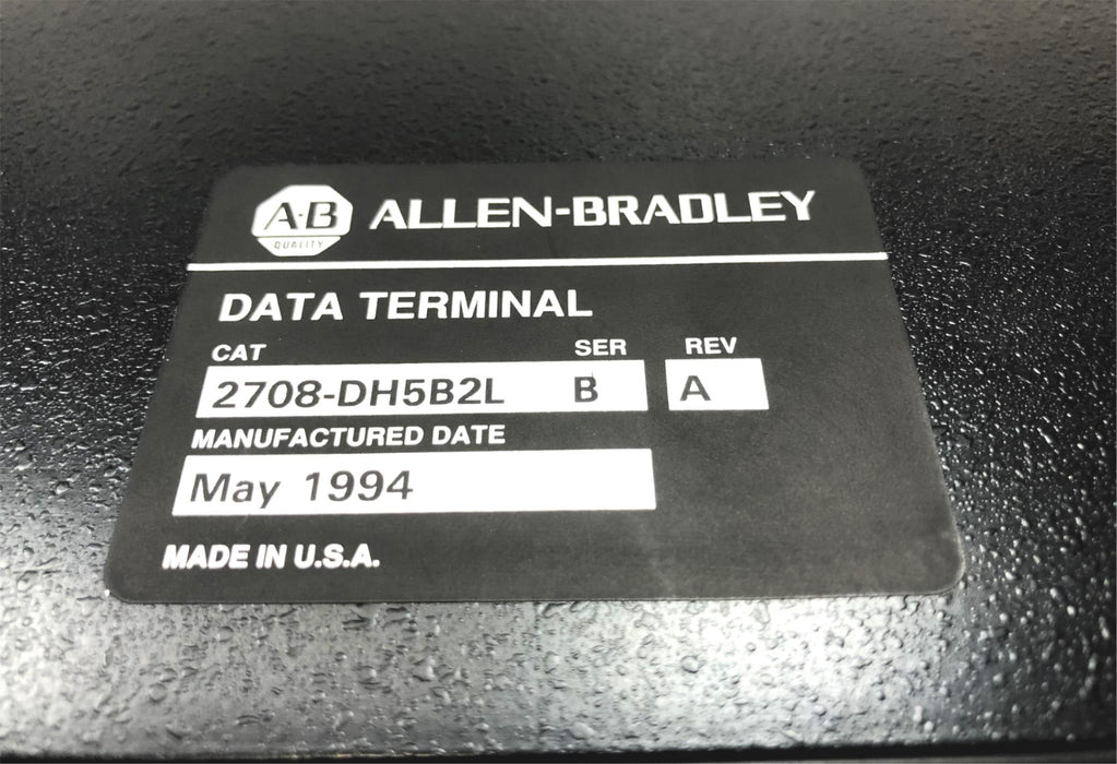 Allen-Bradley Data Terminal Series B Rev A 2708-DH5B2L USED