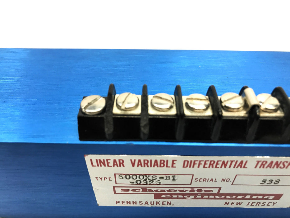 Schaevitz Linear Variable Differential Transformer 6000XS-B1-0326 NOS