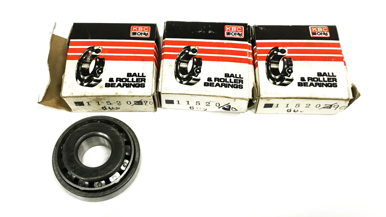 KBC Tapered Roller Bearing Cone and Cup 11520/90 [Lot of 3] NOS