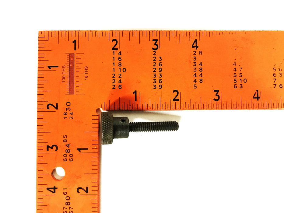 Unbranded 1-1/4 inch Black Oxide Knurled Thumb Screw [Lot of 11] NOS