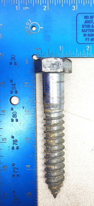 Unbranded 3/4" x 4-1/2" A307 Steel Hex Head Lag Screw [Lot of 10] USED