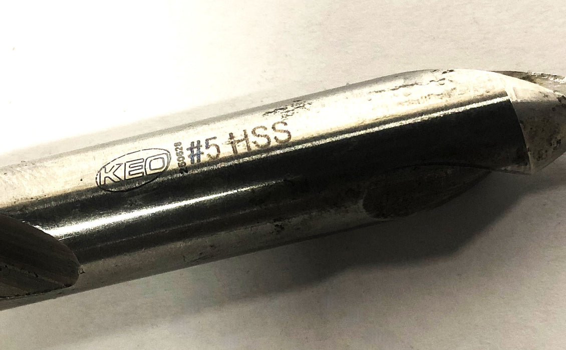 KEO HSS Combined Drill And Countersink #5 NOS