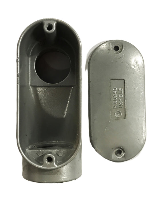 Unbranded 1-1/4 Inch 12.5 CU. IN. Conduit Body E30640 [Lot of 3] USED