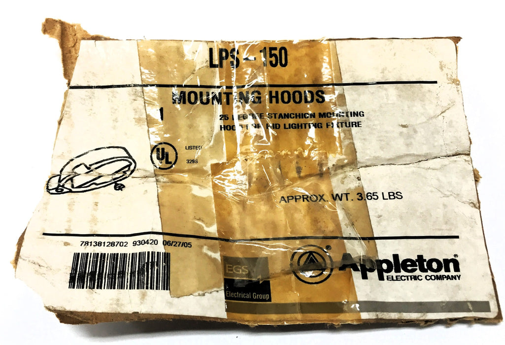 Appleton Mounting Cover LPS-150 NOS