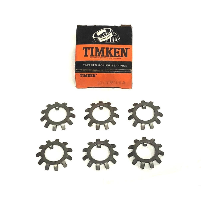 Timken Bearing Lockwasher TW102 [Lot of 6] NOS