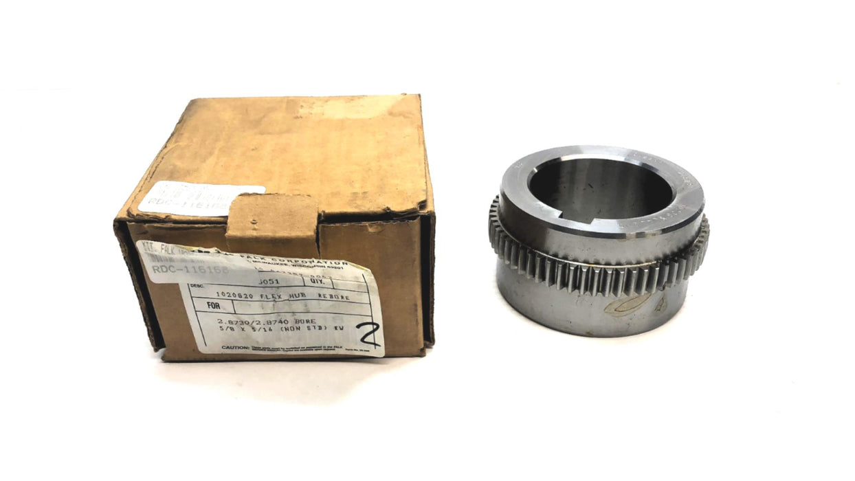 FALK 2.8730/2.8740 Bore 5/8 X 5/16 KW Flex Hub 1020G20 NOS