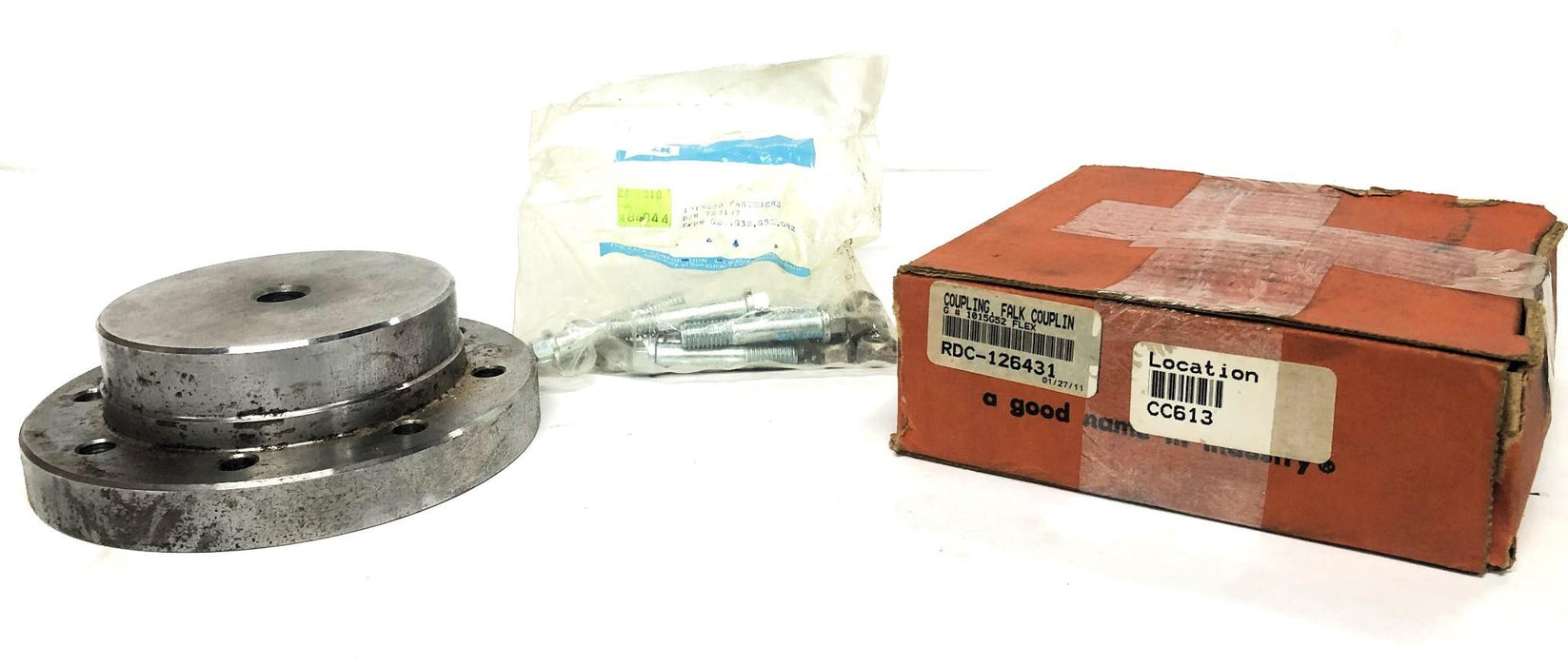 Falk Gear Coupling Hub 1015G52 With Hardware 1203681 NOS