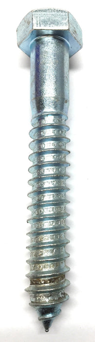 Unbranded 3/4" x 5" Steel Hex Head Lag Screw [Lot of 10] NOS
