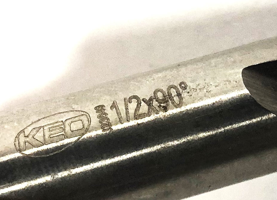 KEO HSS 1/2 Inch 90 Degree Combined Drill And Countersink J123649 [Lot of 3] NOS