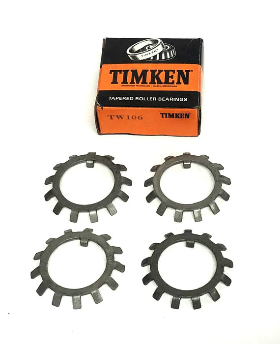 Timken Bearing Lockwasher TW106 [Lot of 4] NOS