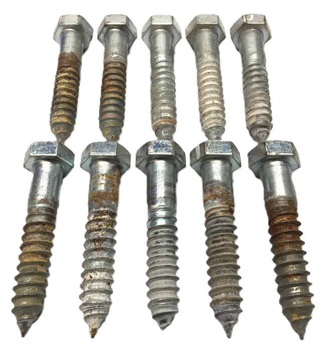 LB 3/4" x 4-1/2" 307A Hex Lag Screw [Lot of 10] USED
