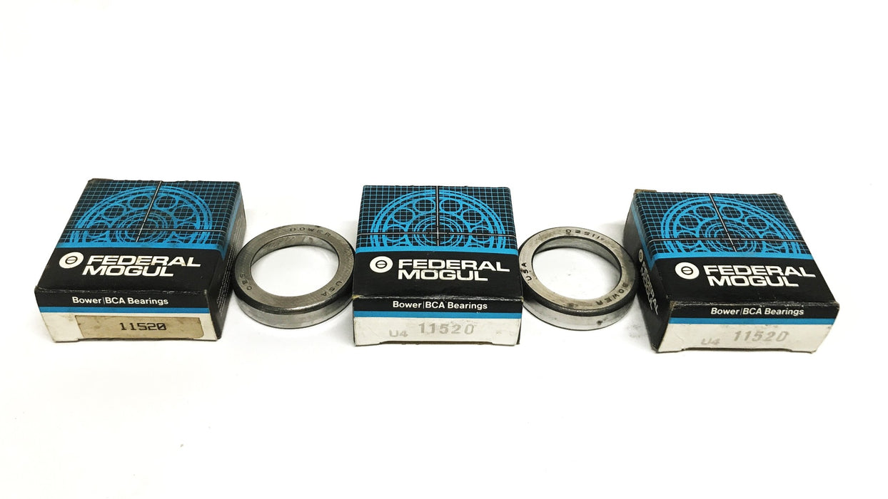 Bower Tapered Roller Bearing Cup 11520 [Lot of 5] NOS