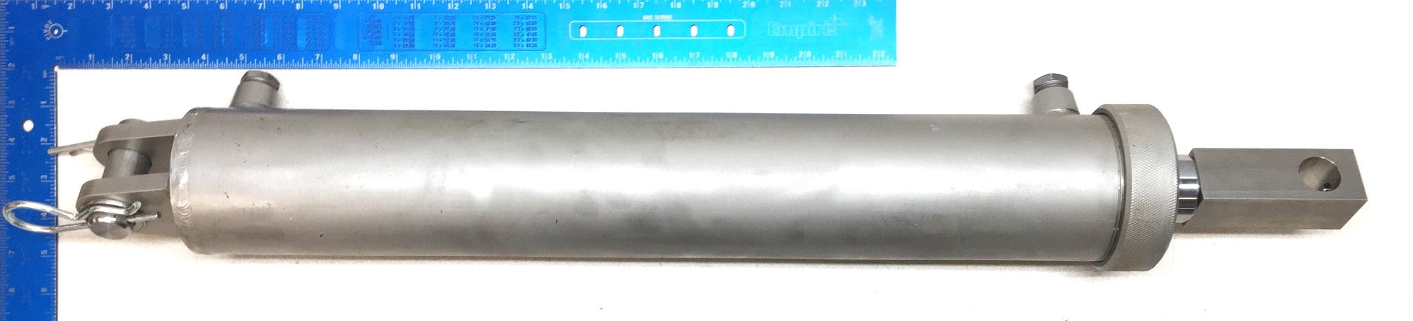 Unbranded Hydraulic Cylinder Welded Double-Action 3" Bore 30" Stroke NOS