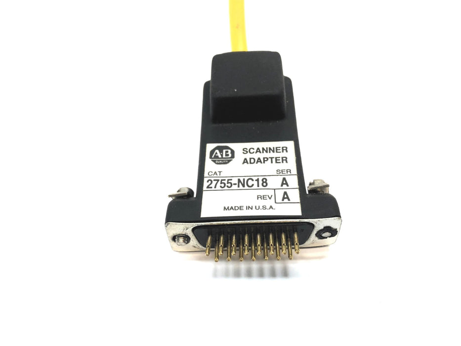 Allen-Bradley Series A Rev A Scanner Adapter 2755-NC18 USED