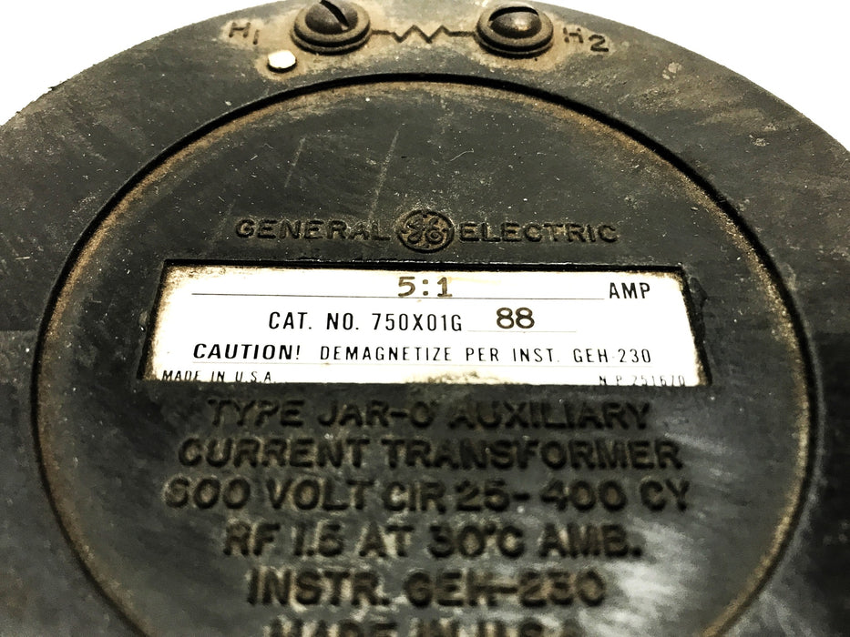 General Electric Auxiliary Current Transformers 750X01G88 USED