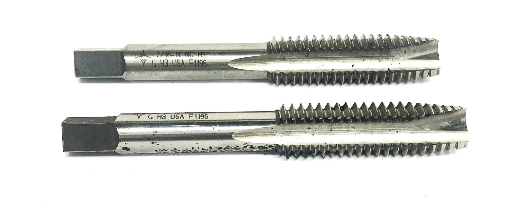Cleveland 7/16-14 G H3 NC HS Spiral Point Tap F1196 [Lot of 2] NOS