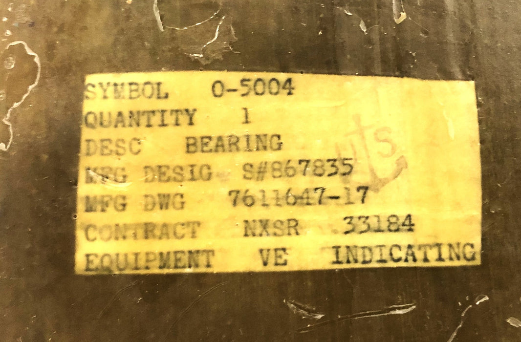 Unbranded Sealed Bearing Brass S-867835 NOS
