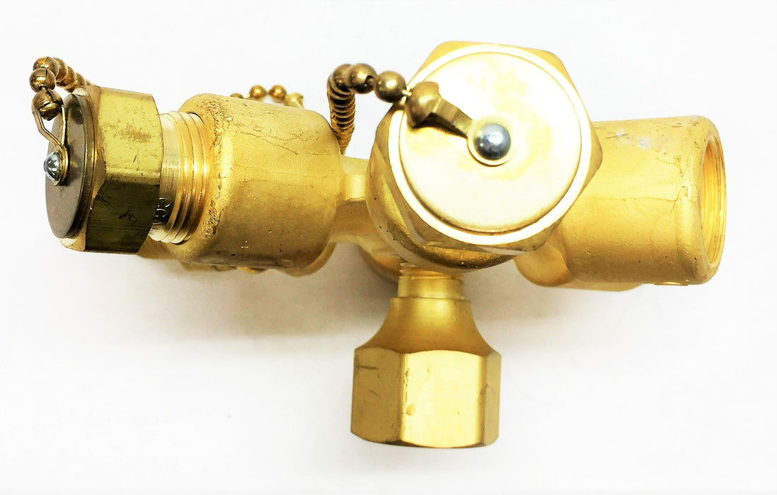 Western Enterprises Brass Manifold Block Assembly MB-70 NOS