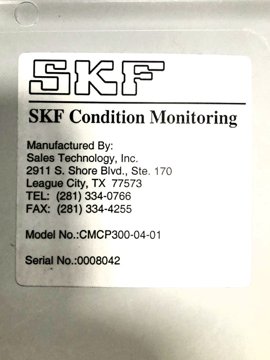 SKF Condition Monitoring Junction Box CMCP300-04-01 NOS