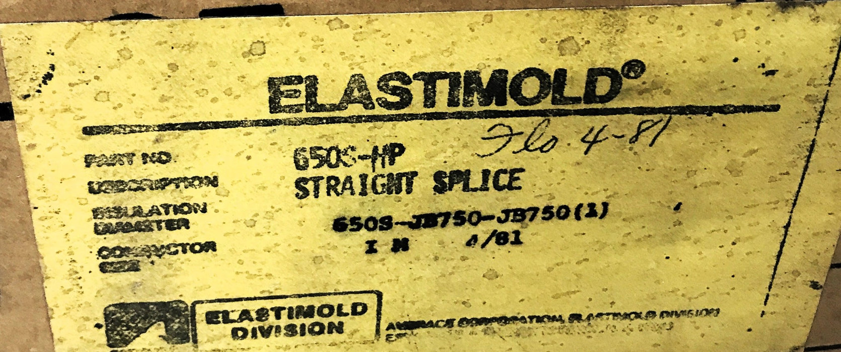 Elastimold Splice Housing 650S-HP NOS