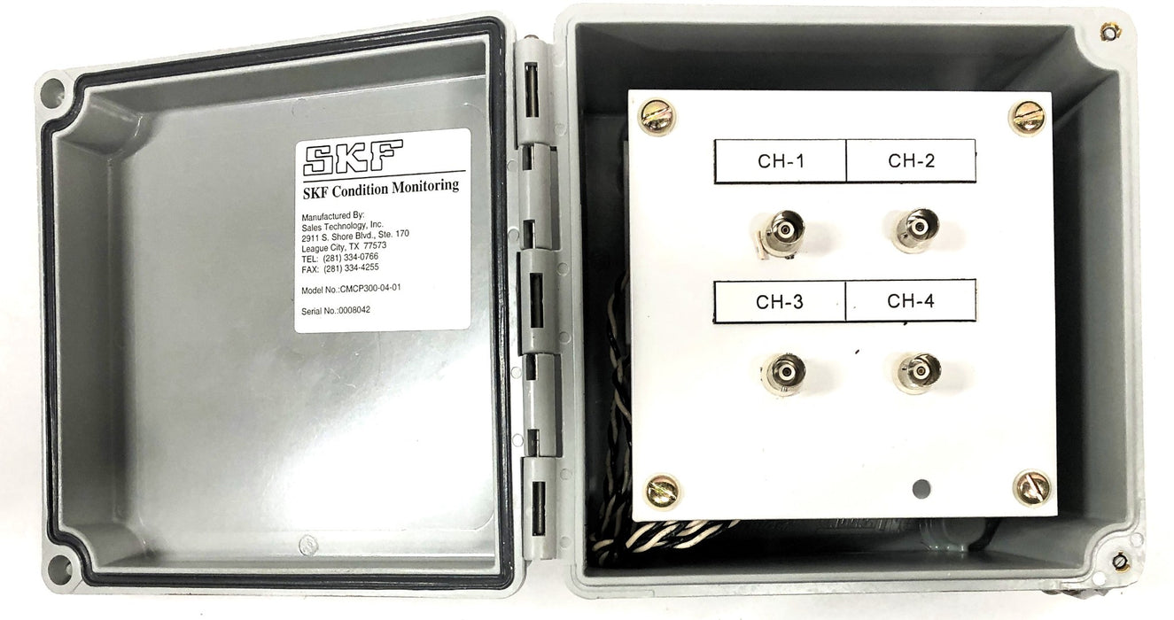 SKF Condition Monitoring Junction Box CMCP300-04-01 NOS