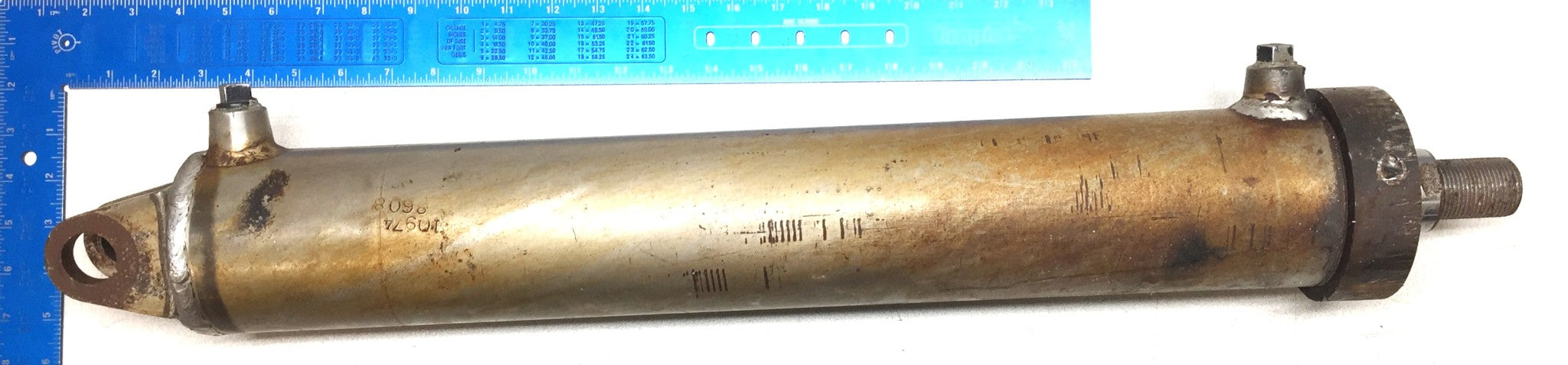 Unbranded Hydraulic Cylinder Double-Action 4" Bore 29" Stroke 166814 (31804)USED