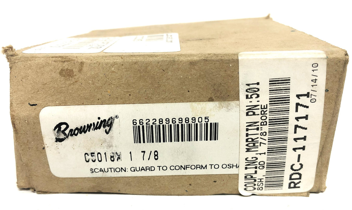 Browning Roller Chain Coupling 1-7/8 Inch C5018X1-7/8 NOS