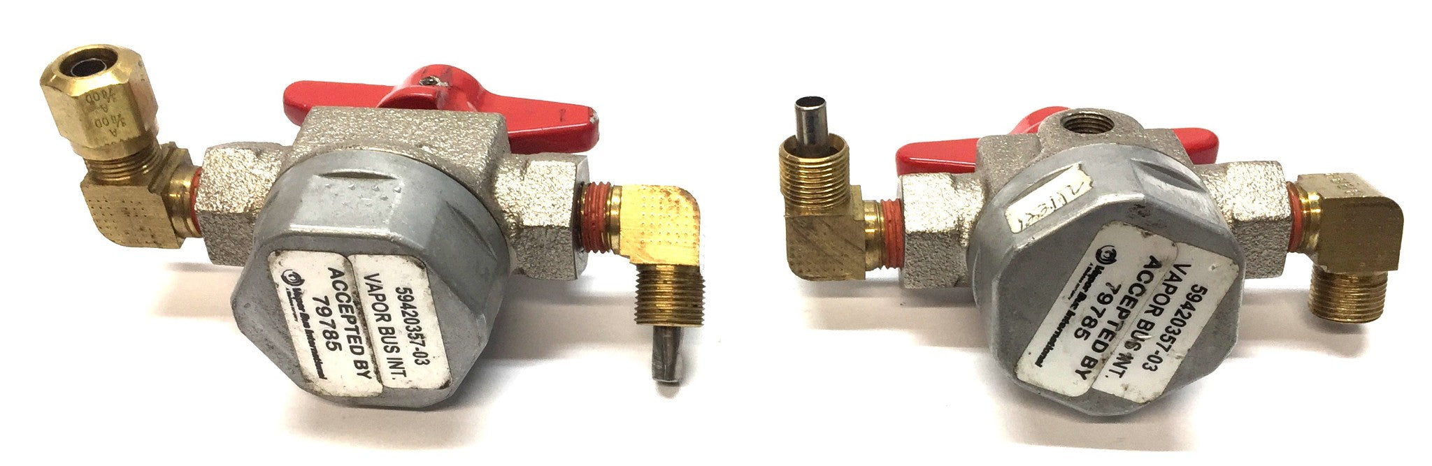 Vapor Bus International Air Block Valve 59420357-03 [Lot of 2] USED