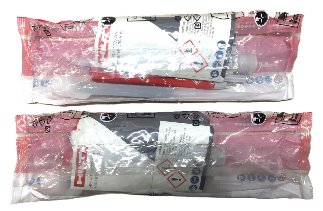 HILTI HIT-HY 200-R V3 Anchor Epoxy(11.1fl.oz)2334276 Exp:7/31/2025 [Lot of 2]NOS