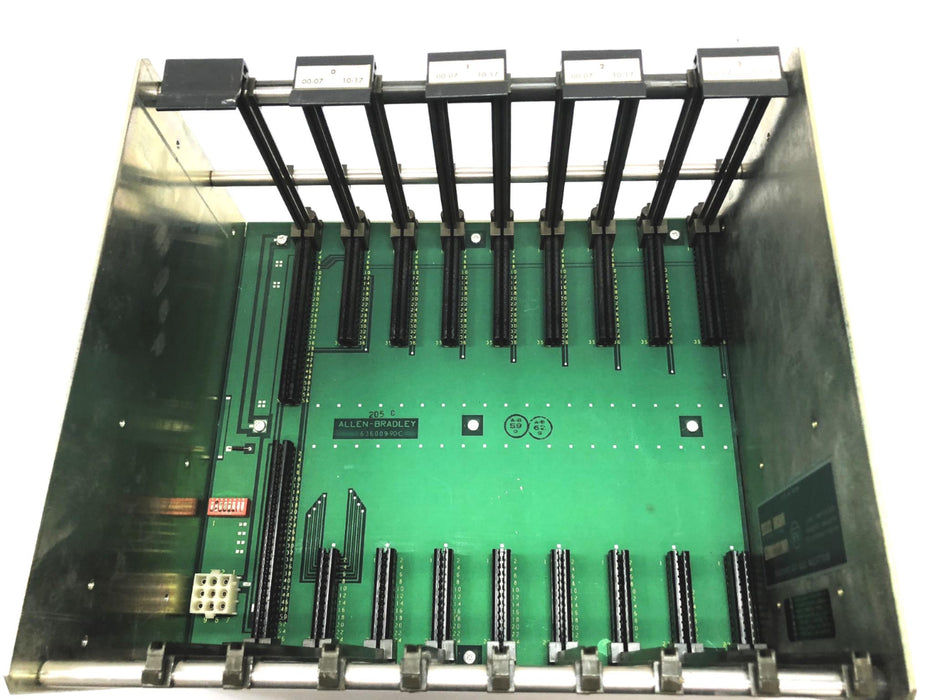 Allen-Bradley 8-Slotted Card Chassis Series A 1771-AB 636009-90C USED