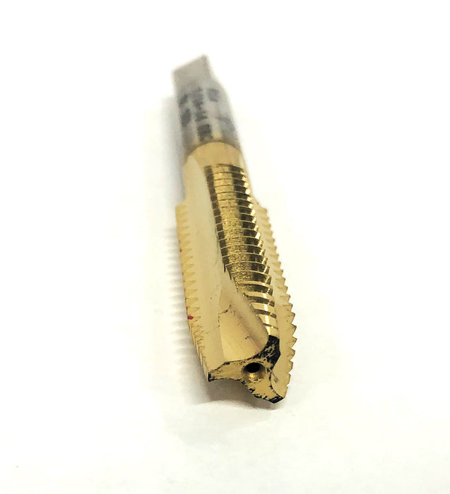 Cleveland 7/16-14 GH3 UNC HSS 3FL Spiral Point Plug Tap With Tin Coat 55328 NOS