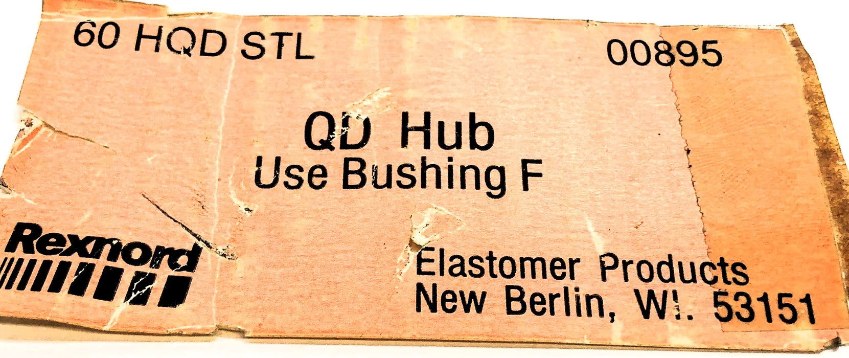 Rexnord QD Hub ONLY 60HQDSTL NOS