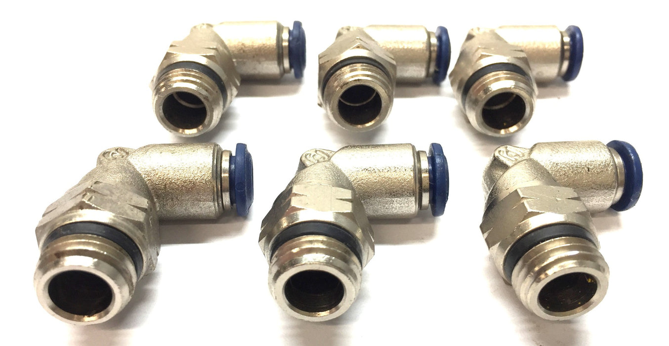 Pro-Source 1/4" Push-to-Connect x 1/2"-20 Threaded Elbow Fitting [Lot of 6] NOS