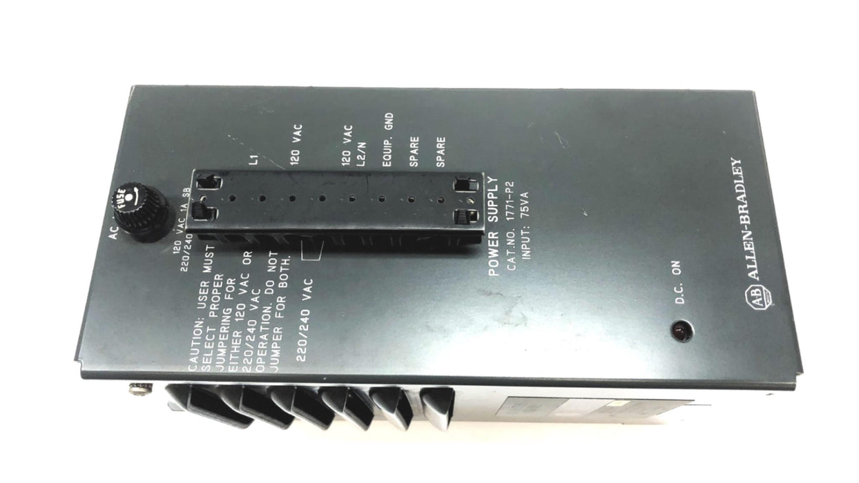 Allen-Bradley 120/220 Volt Power Supply 1771-P2 USED