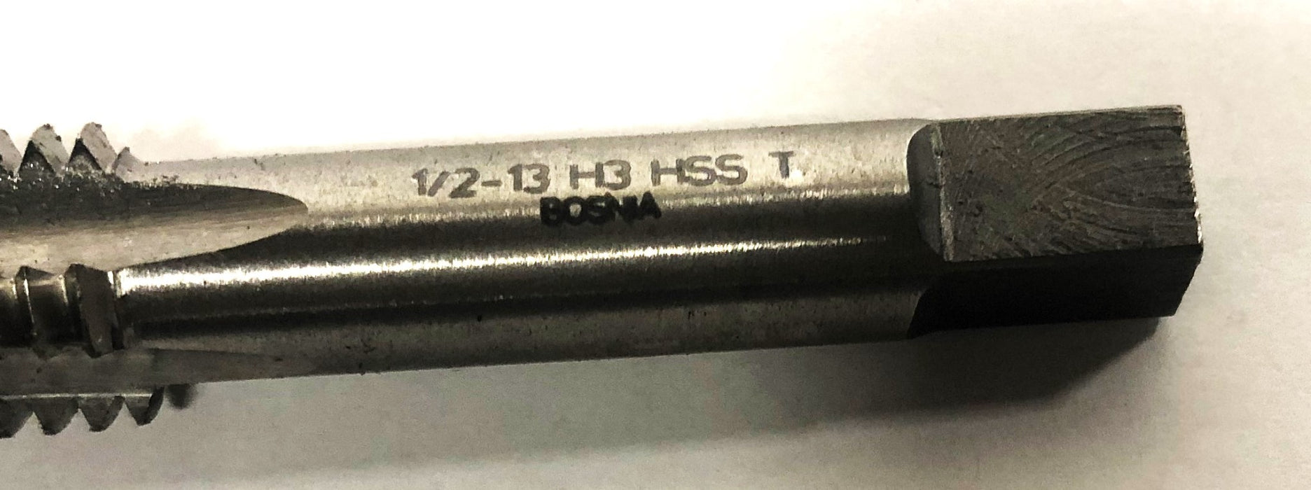 Unbranded H3 HSS T 4FL Spiral Point Plug Tap 1/2-13 NOS