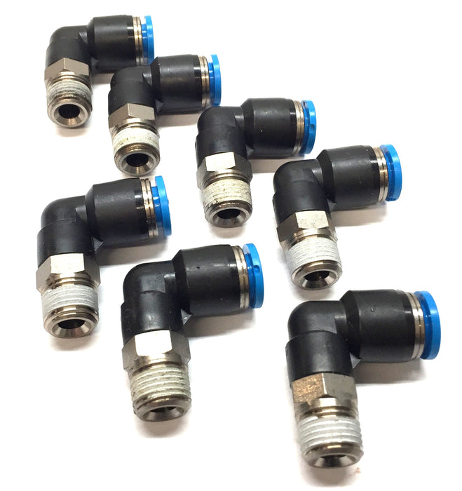 Festo Threaded M10-1.0 Push To Connect 6mm 90-Degree Elbow [Lot of 7] NOS