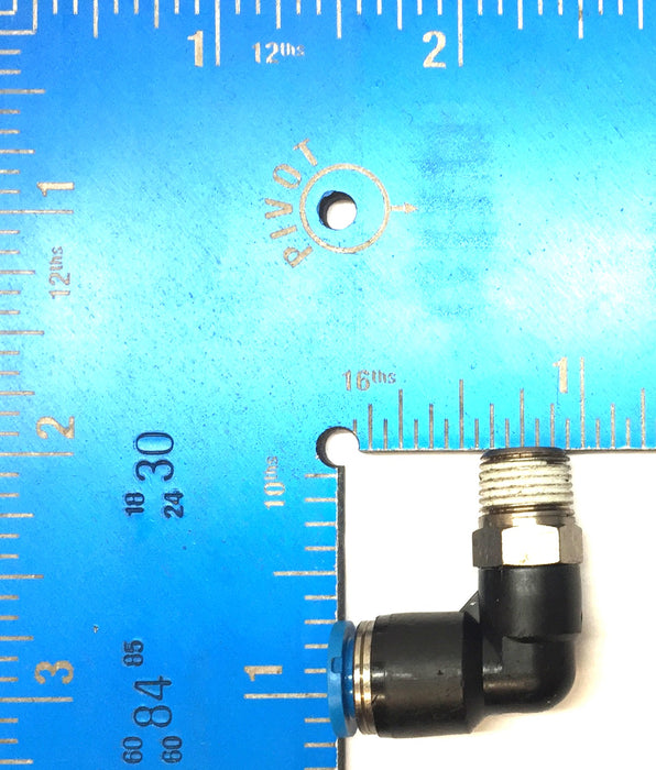 Festo Threaded M10-1.0 Push To Connect 6mm 90-Degree Elbow [Lot of 7] NOS