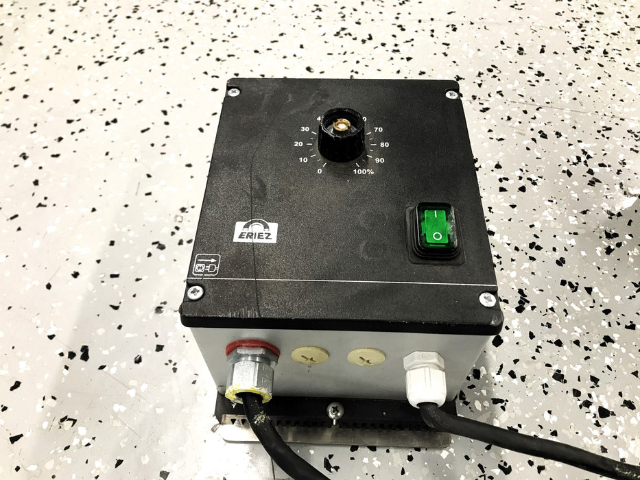 Eriez Vibrating Pan Feeder W/ (Feeder Control UN-115-2A-FW) 15A USED